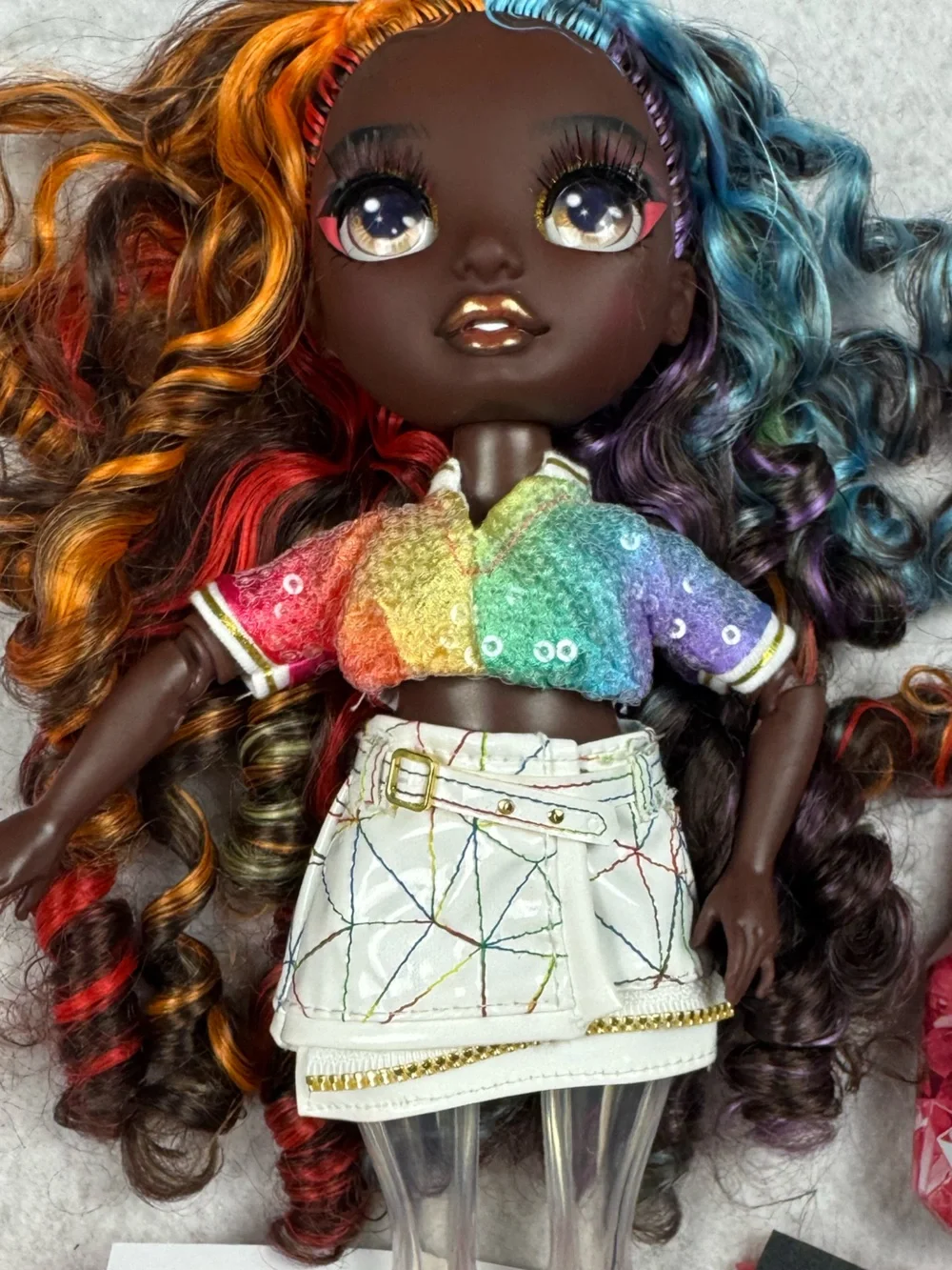 Rainbow High Creative Crystals Iris Fashion Doll with Crystal Accessory Kit